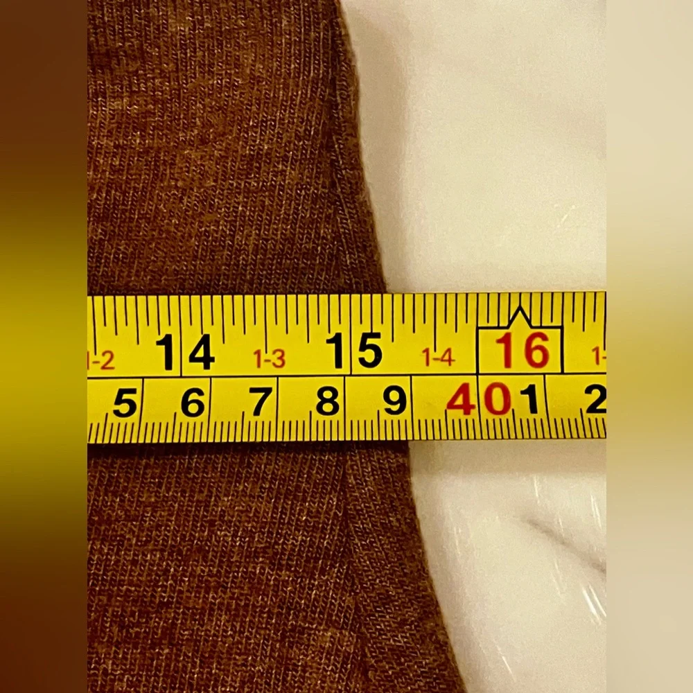 NWT Shopbop LESET Lauren High Waist Knit Maxi Skirt XL “Squirrel” Brown So Soft! - Picture 14 of 15